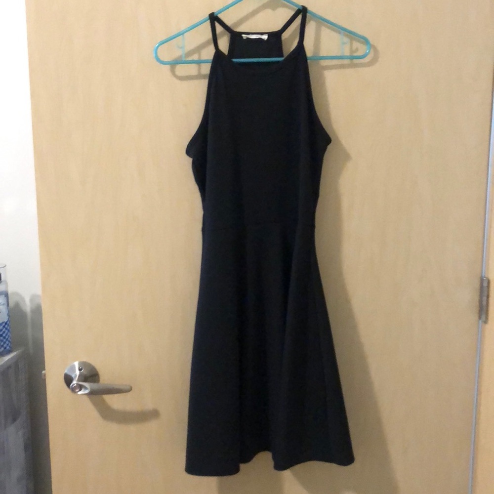 Lack fit and flare dress